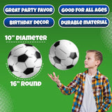 Inflatable Soccer Balls Pack of 12 16 inch Beach Balls Bulk for