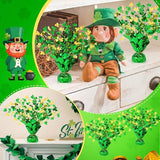 6 Pcs St Patrick's Day Party Centerpiece Shamrock Foil Spray Table