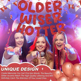 Fulmoon Set of 3 Pre Strung Older Wiser Hotter Glitter Banner Funny #5