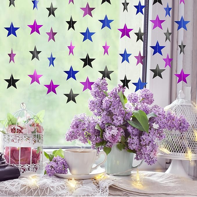 Patelai Glitter Star Garland Banner 2026 Graduation Decor 130 Feet #20
