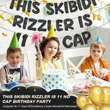Fulmoon Pre Strung This Skibidi Rizzler Is 11 No Cap Glitter Banner