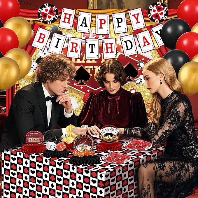 Casino Theme Party Decorations Casino Birthday Party Supplies Las