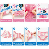 G1ngtar 12Pcs Burnouts or Bows Gender Reveal Party Honeycomb