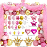Princess Birthday Party Decorations Pastel Floral Castle Party