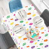 4 Pack Disposable Easter Tablecloth, 54 x 108 Inch Rectangular Easter