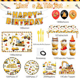 Construction Birthday Decorations Excavator Party Decorations
