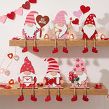 6 Pcs Valentines Day Table Decorations Gnome Valentine Centerpiece
