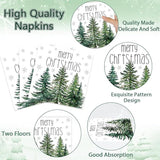 96Pcs Christmas Paper Plates and Napkins for Merry Christmas