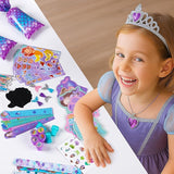 120Pcs Mermaid Party Favors Stickers Pencils Notebooks Stampers