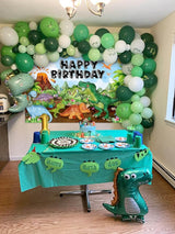Avezano Dinosaur Birthday Banner for Kids Watercolor Dinosaur Happy