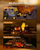Homemory Black Tea Lights Candles Battery Operated, 200+Hour Flameless