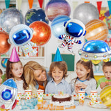 16 Pcs Galaxy Space Balloons, Outer Space Themed Party Decorations