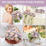 8 Bundles Artificial Peonies Flowers Boho Faux Flowers Arrangements #8