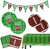 Football Party Decorations Football Party Supplies Set with Plates