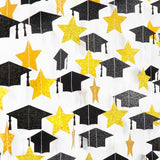 Black-Gold Graduation-2026 Class Party-Decorations Garland - Congrats