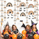 Halloween Party Decoration Black Orange Spooky Rainbow Hanging