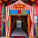 Ziliny 3 Pcs Carnival Party Decorations Circus Tent Awning Halloween