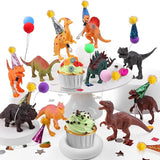 26 PCS Jungle Animal Birthday Party Decorations with Dinosaur