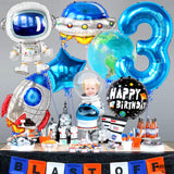 Big Outer Space 3 Year Old Birthday Balloons - Pack of 8 | 3