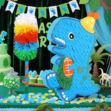 24 Large Dinosaur Pinata Bundle with a Blindfold Bat and Rope Dino