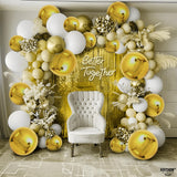 KatchOn, Gold Balloons - 22 Inch, Pack of 14 | Large Foil Metallic