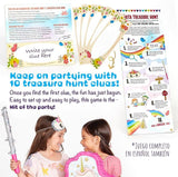 Unicorn Pinata Treasure Hunt Party Game Birthday Party Complete Set