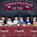 Slergut Maroon Graduation Decorations 2026, 3 Pack Maroon Graduation