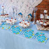 96 Pieces Pool Birthday Party Tableware Set for Summer Beach Table