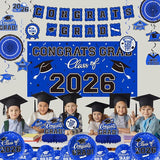 Graduation Decorations 2026 Set Congrats Grad Banner Class of 2026