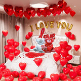 Valentine Day Balloons Decorations I Love You Balloon and Love Bear