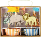 Meri Meri Safari Animals Cupcake Kit
