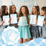 Pasimy 60 Pcs Who Knows the Birthday Girl Best Cards Would She Rather