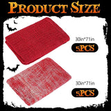 10 Pcs Red Bloody Halloween Creepy Cloth 71 x 30 Haunted House Scary