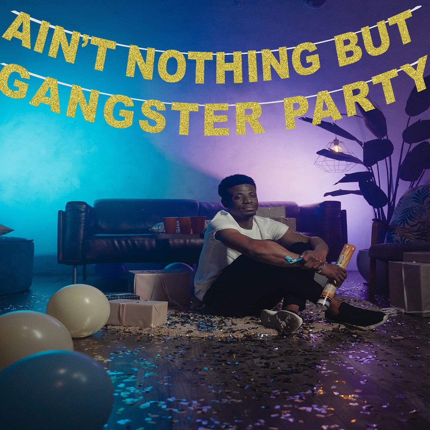 Ain't Nothing But A Gangster Party Banner , Ain't Nothig But A Gangsta