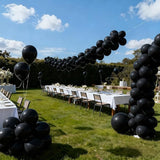 160pcs Black Balloons 12 Inch Matte Latex Balloons for Graduation
