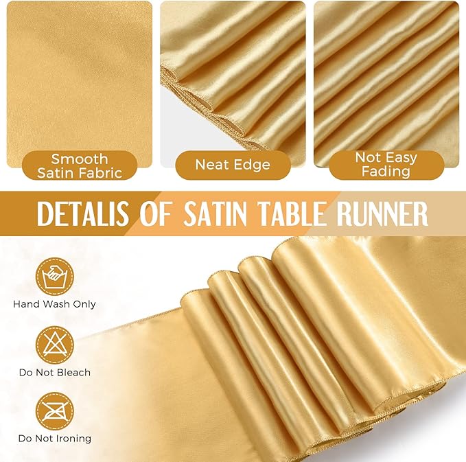 Breling 8 Pack New Year Black and Gold Disposable Plastic Tablecloths