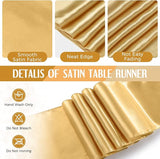 Breling 8 Pack New Year Black and Gold Disposable Plastic Tablecloths