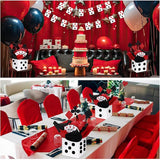12 Sets Casino Party Decorations Themed Table Centerpieces Casino