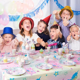 WERNNSAI 2PCS Unicorn Table Cloths - Unicorn Birthday Decorations