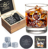 50th Birthday Gifts for Men Whiskey Glass Set 50th Birthday