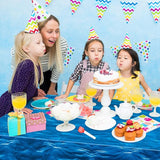 OHOME 2 Pack Beach Party Decorations - Ocean Waves Plastic Tablecloth