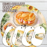 96Pcs Classic Bear 1st Birthday Decorations Watercolor Bear Plates