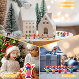 Soulchen 100 Pcs Tiny Clown Figurines Clown Figurines Statues Funny
