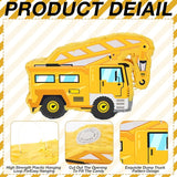 Construction Truck Piñata with Blindfold Bat and Confetti