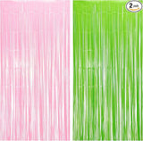 BRAVESHINE Party Streamers Backdrop - 2 Pack 3.2ft X 8.2ft Tinsel
