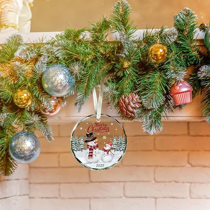 Snowman Ornaments - Snowman Christmas Ornament 2025 - Winter Holiday