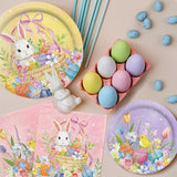 Happy Easter Supplies Kit for 25 Guests Easter Bunny Decorations