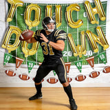 11 Pcs Football Party Decorations Kit Touchdown Letter Foil Balloon