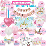 Unicorn Birthday Decorations Unicorn Party Supplies for Girls