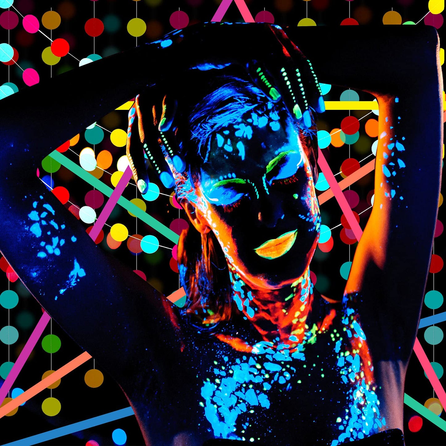 Skylety 32 Pcs Glow in The Dark Party Supplies Neon Party Favors with